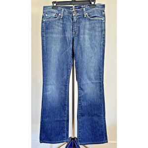 SEVEN 7 FOR ALL MANKIND Bootcut Jeans Dark Wash Women's Size 31"x 29.5"